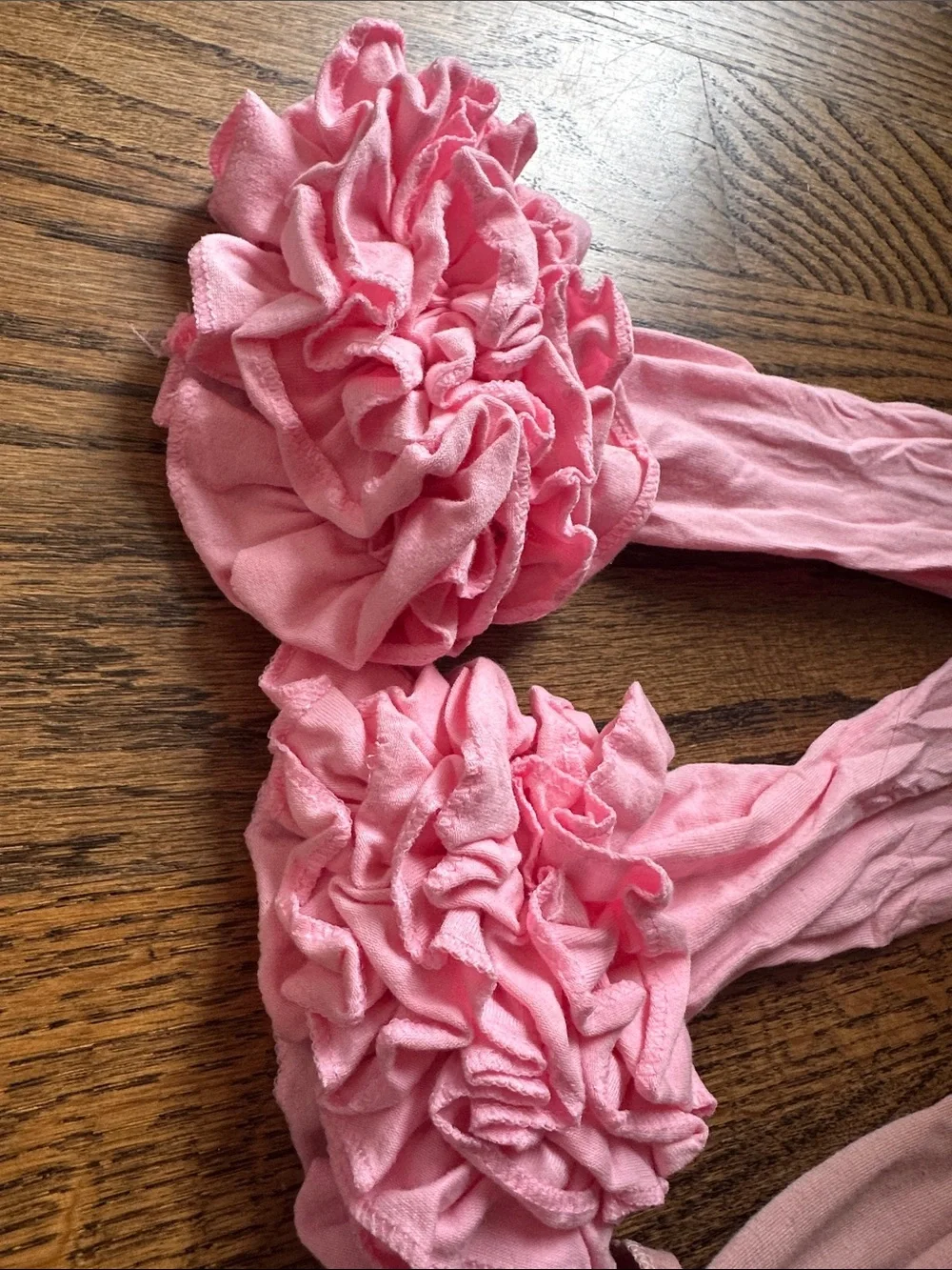 Ruffled kids socks - Pink Shades